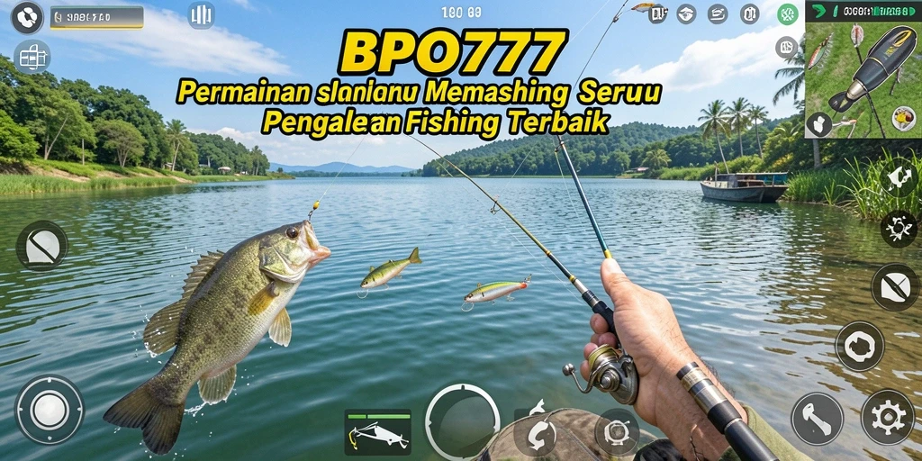 Tampilan gameplay BPO777 dengan pengalaman memancing yang seru.