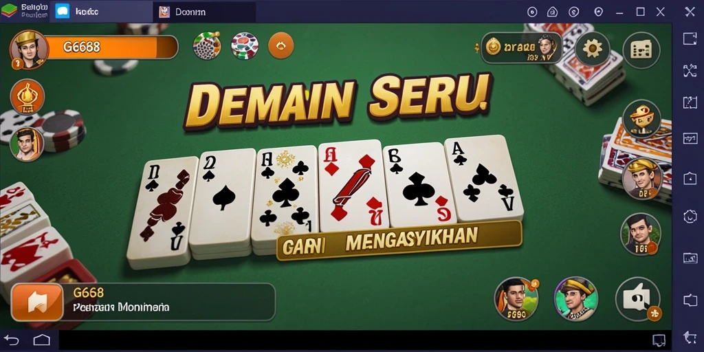 Tampilan gameplay yang mendebarkan dalam G668, nikmati permainannya.