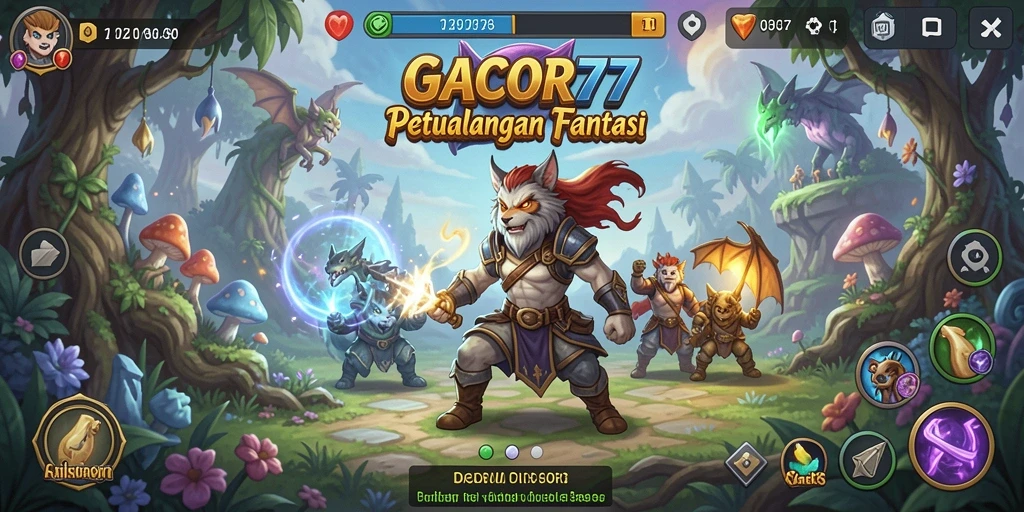 Tampilan gameplay seru dari GACOR77 yang penuh petualangan.