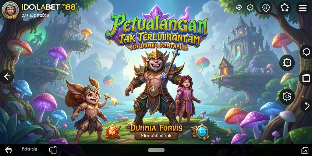 Screenshot utama IDOLABET88 menampilkan pemain beraksi dalam petualangan seru.