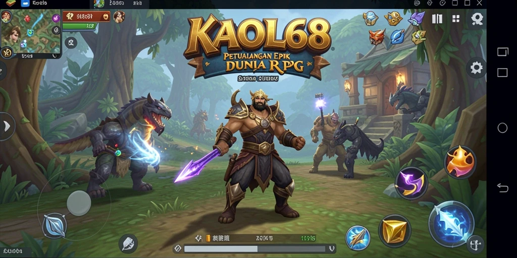 Tampilan gameplay yang menakjubkan dan interaksi karakter.