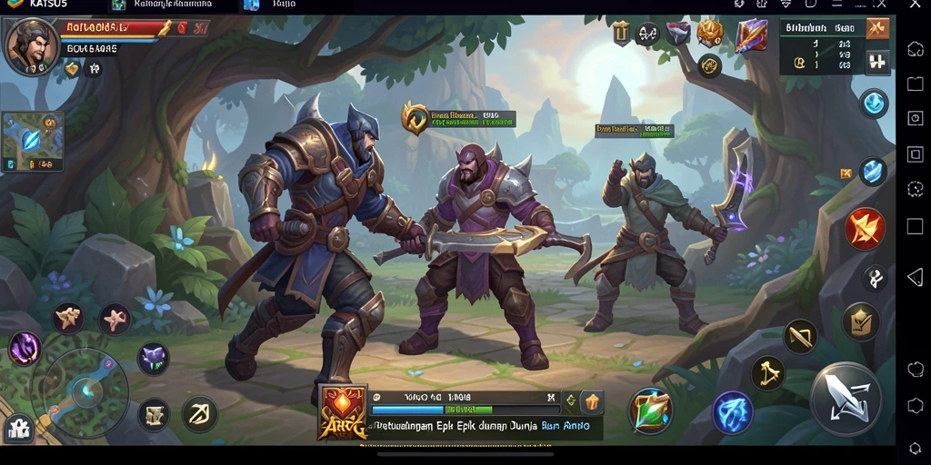 Tampilan gameplay menakjubkan di KATSU5 dengan aksi ARPG yang seru.
