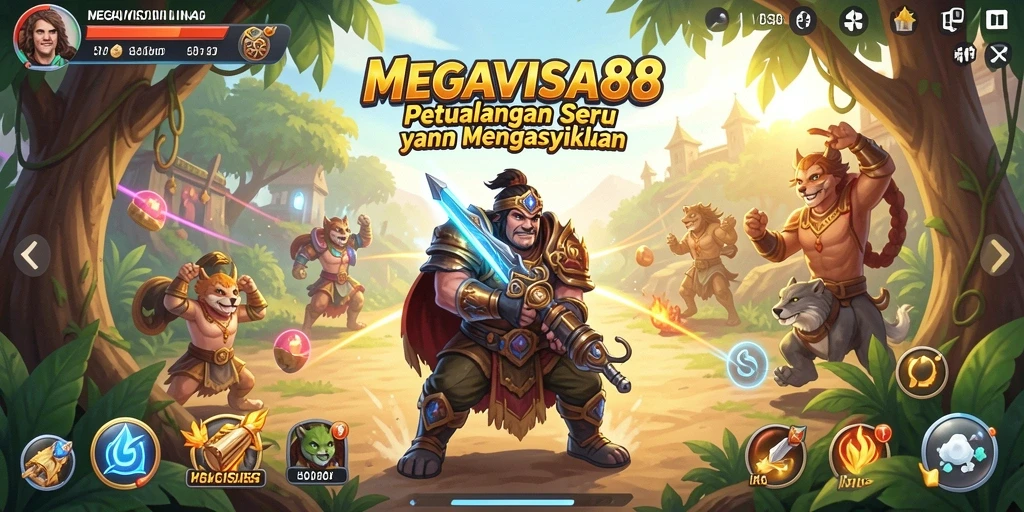 Screenshot MEGAVISA88 menampilkan aksi petualangan yang seru dan mendebarkan.