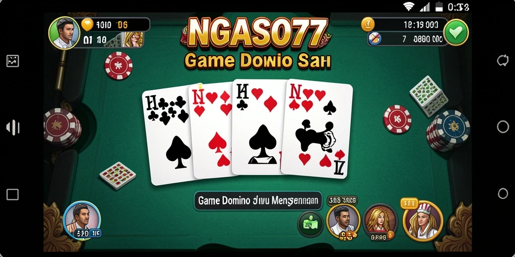 Tampilan gameplay domino yang menakjubkan di NGASO77.