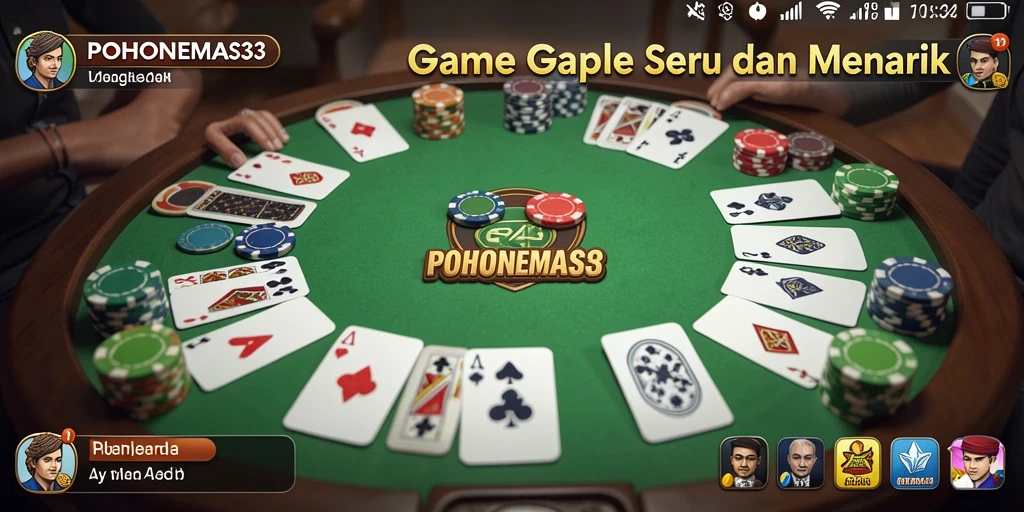 Tampilan gameplay seru dalam POHONEMAS33 dengan teman-teman.