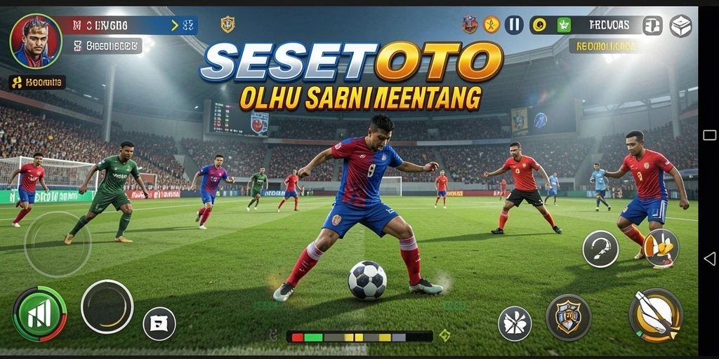 Screenshot SESETOTO menampilkan aksi gameplay olahraga yang mendebarkan.
