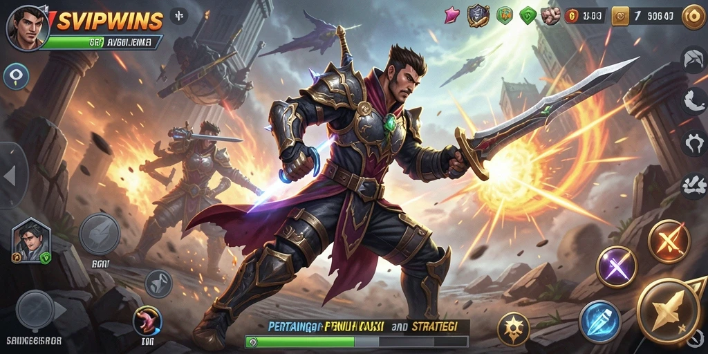Gameplay seru dengan pertarungan karakter yang dinamis.