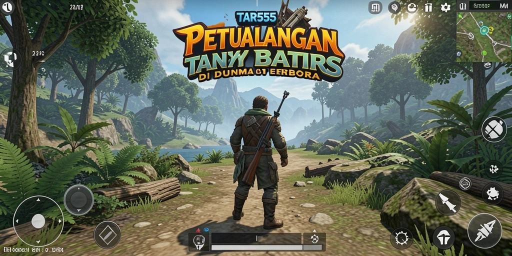 Screenshot utama TAR555 yang menunjukkan aksi seru dalam permainan Open World.